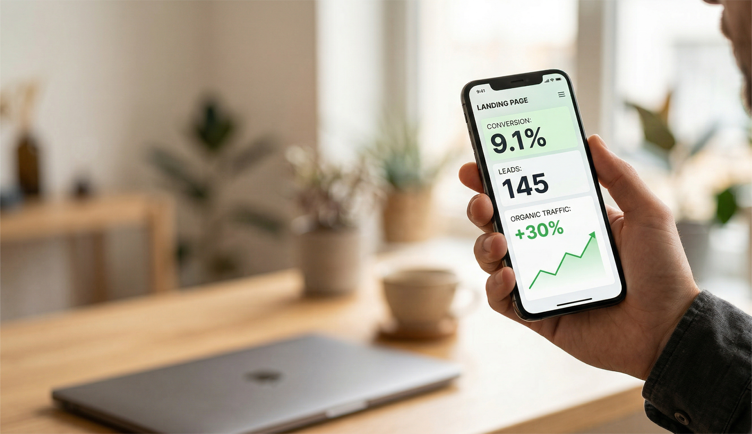 Лендинг — скриншот проекта